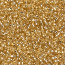 Miyuki rocailles Perlen 11/0 - Silver lined light gold 11-2